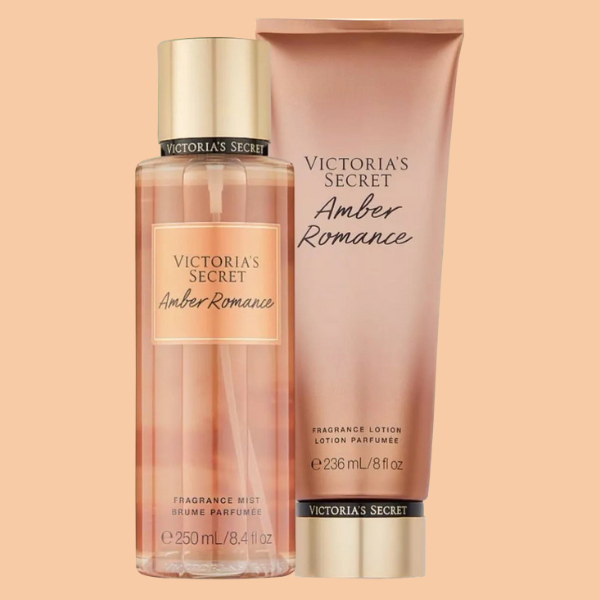 Women's Fragrance Body Mist and Lotion Set - Amber Romance